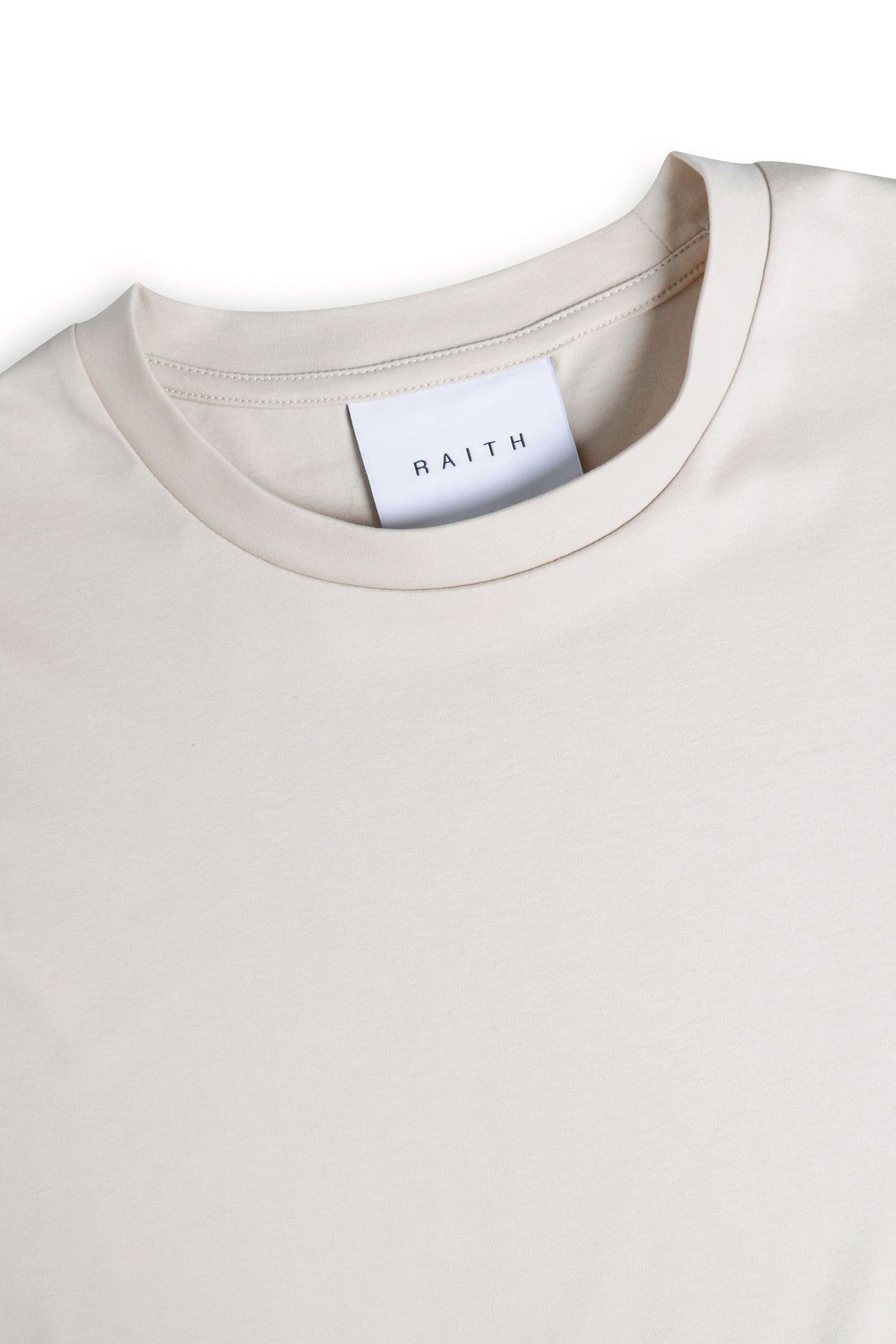 Luxe Mercerised T-Shirt - Beige