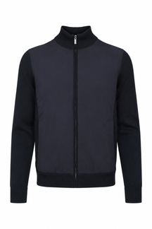 Paco Hybrid Knitted Jacket - Midnight Navy
