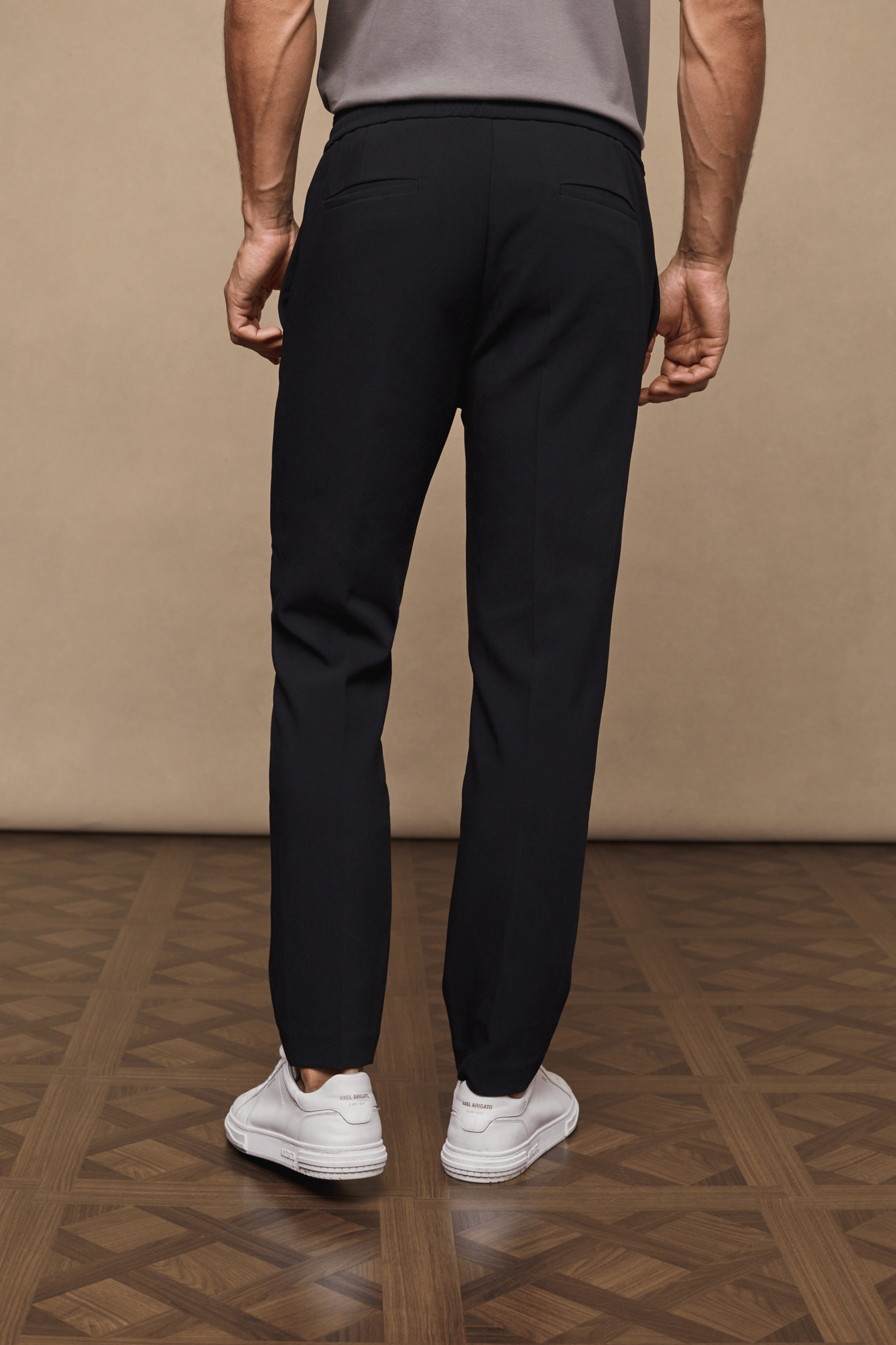 Emilio Everyday Tapered Broek - Zwart