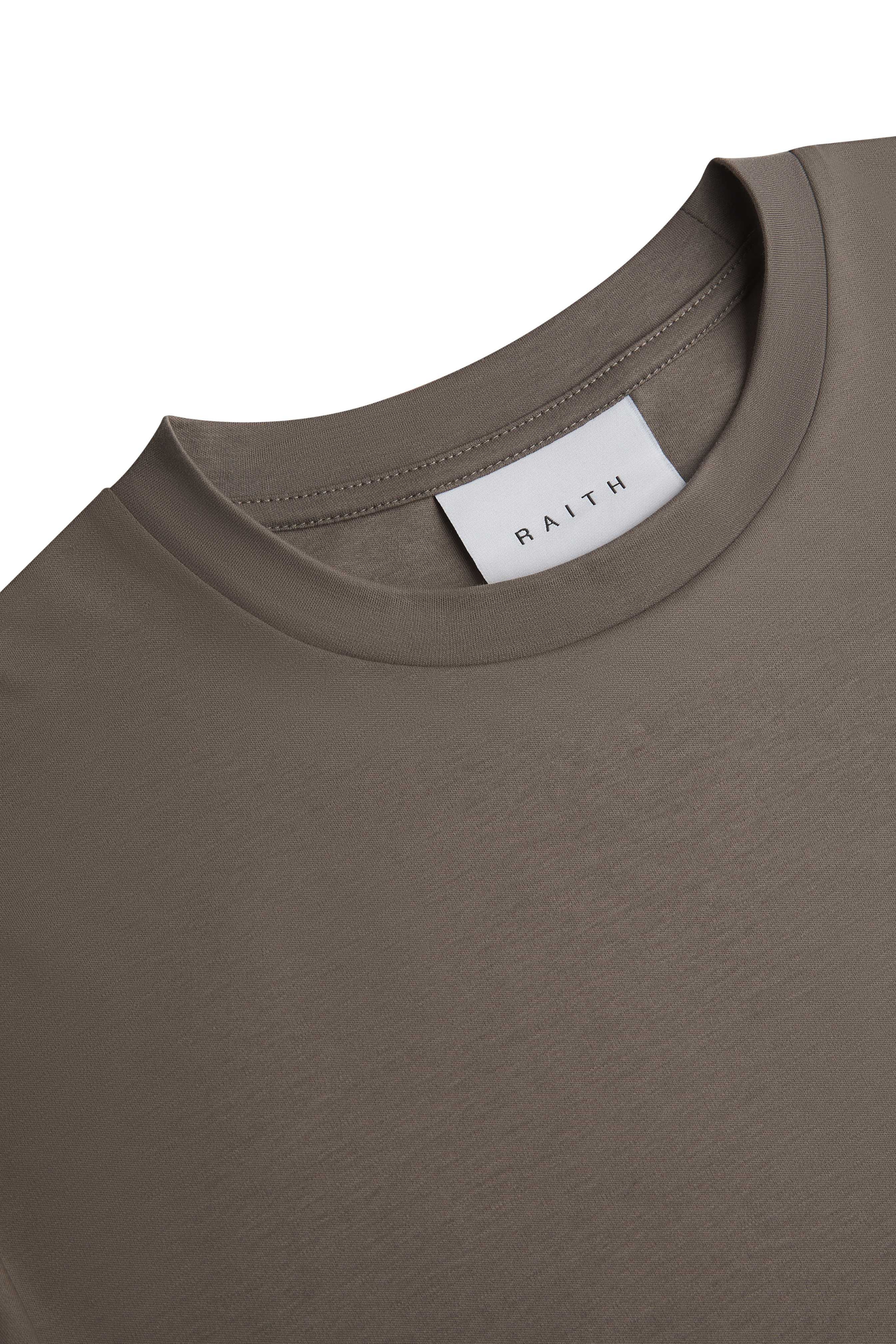 Luxe Mercerised T-Shirt - Mushroom