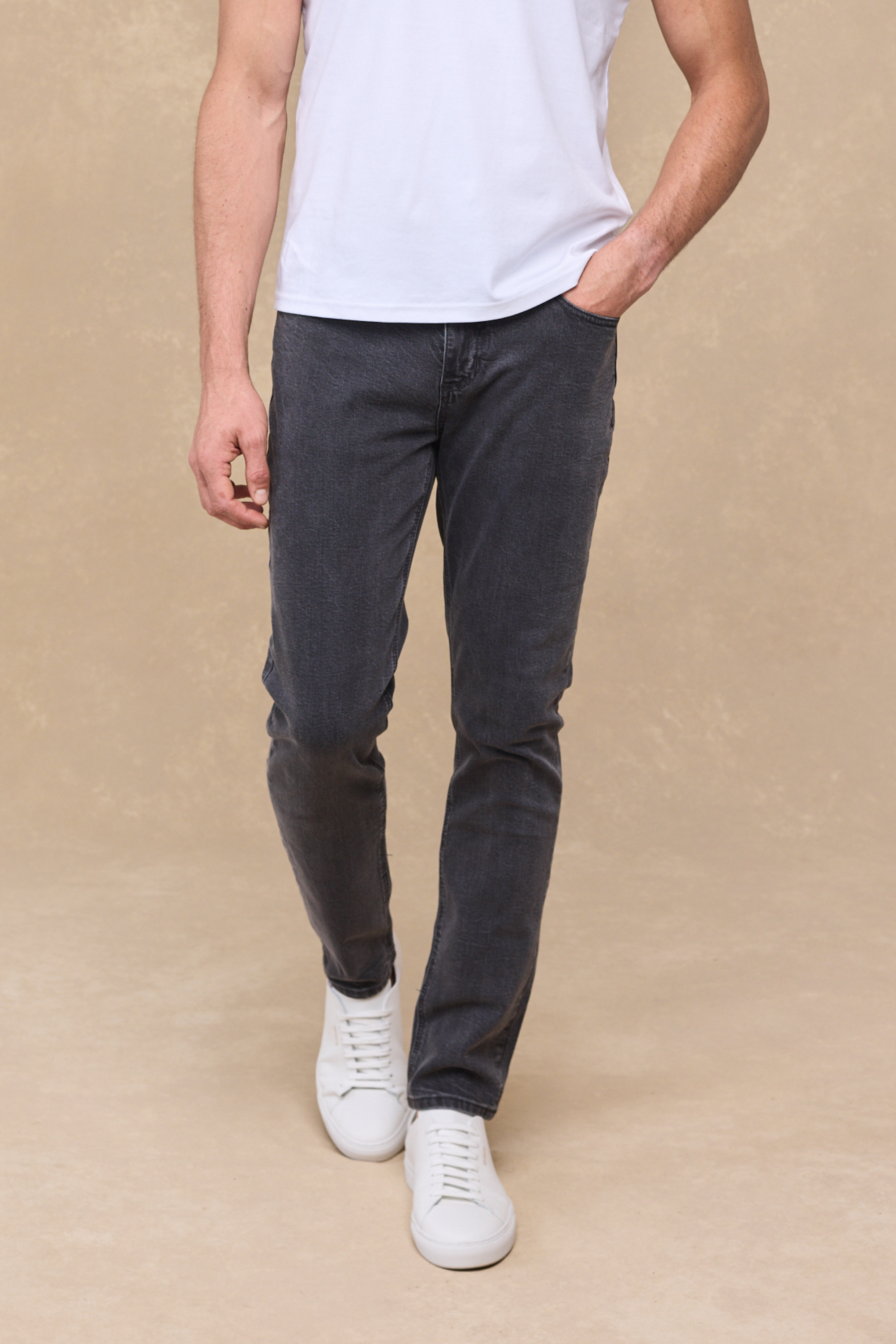 Marco Washed Jeans - Lichtgewassen Zwart