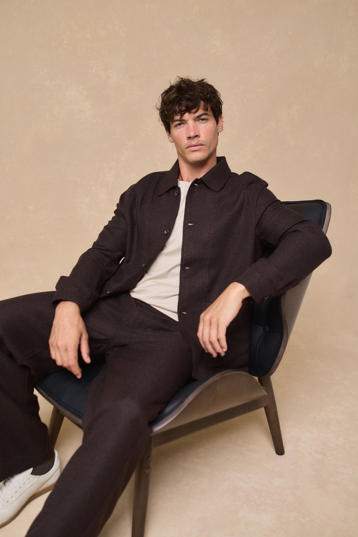Lawrence Patch Pocket Shacket - Brown
