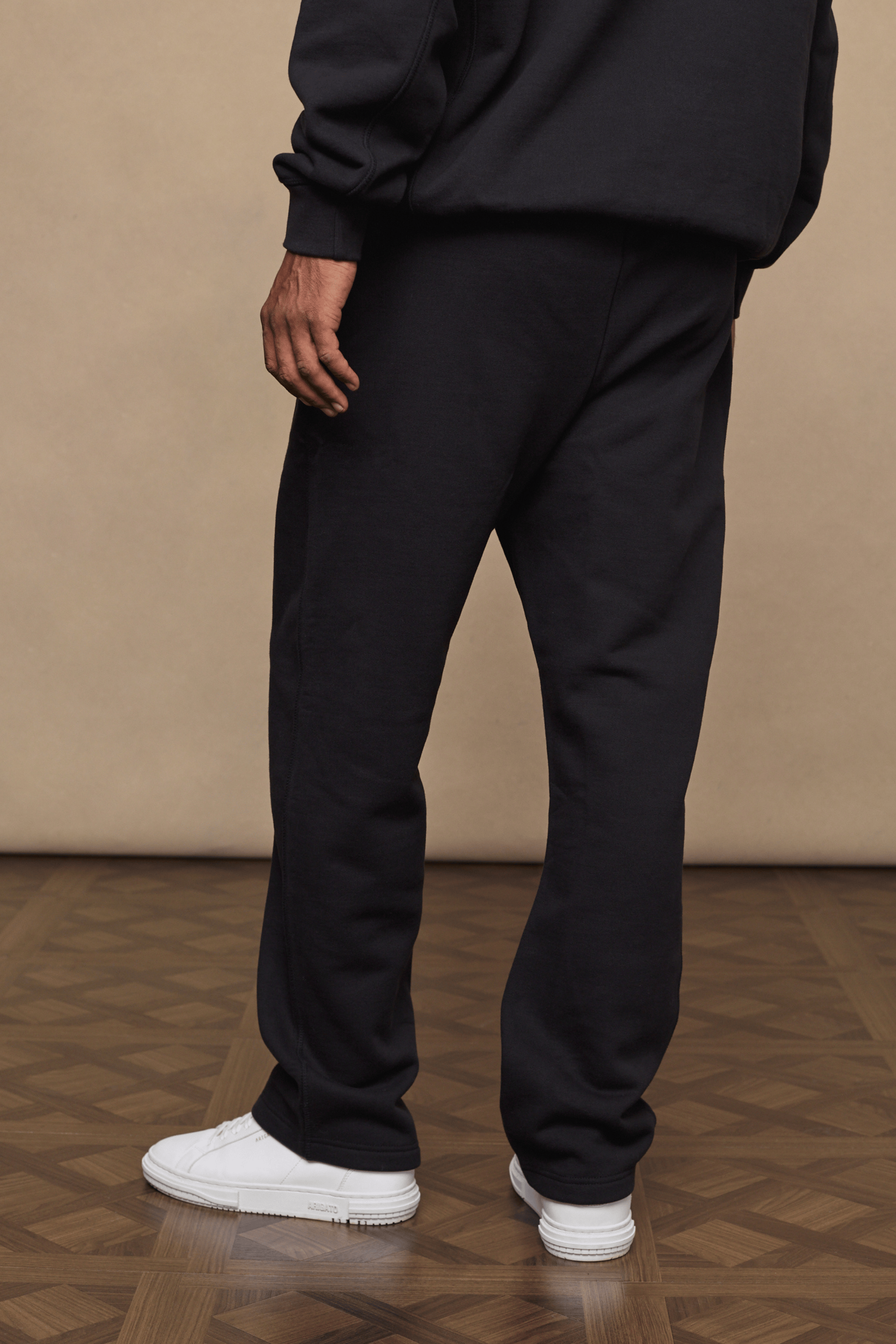 Axel joggingbroek met rechte pijpen - zwart