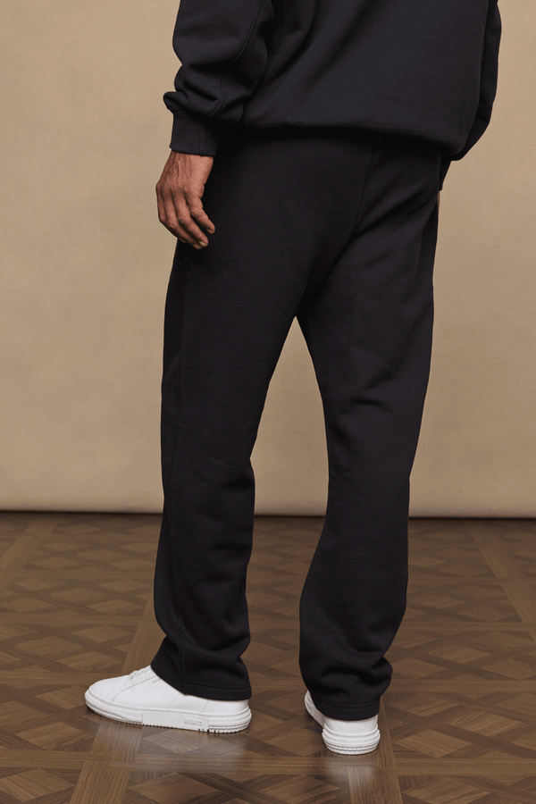 Axel joggingbroek met rechte pijpen - zwart