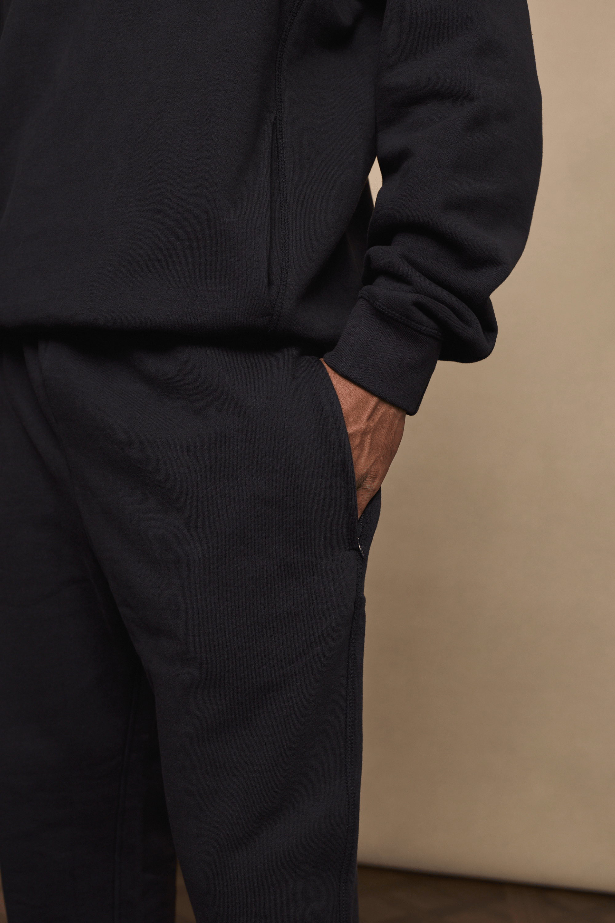 Axel joggingbroek met rechte pijpen - zwart