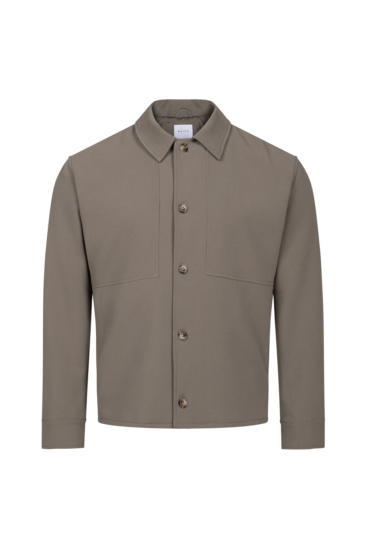 Julien Relaxed Panelled Jacket - Olive