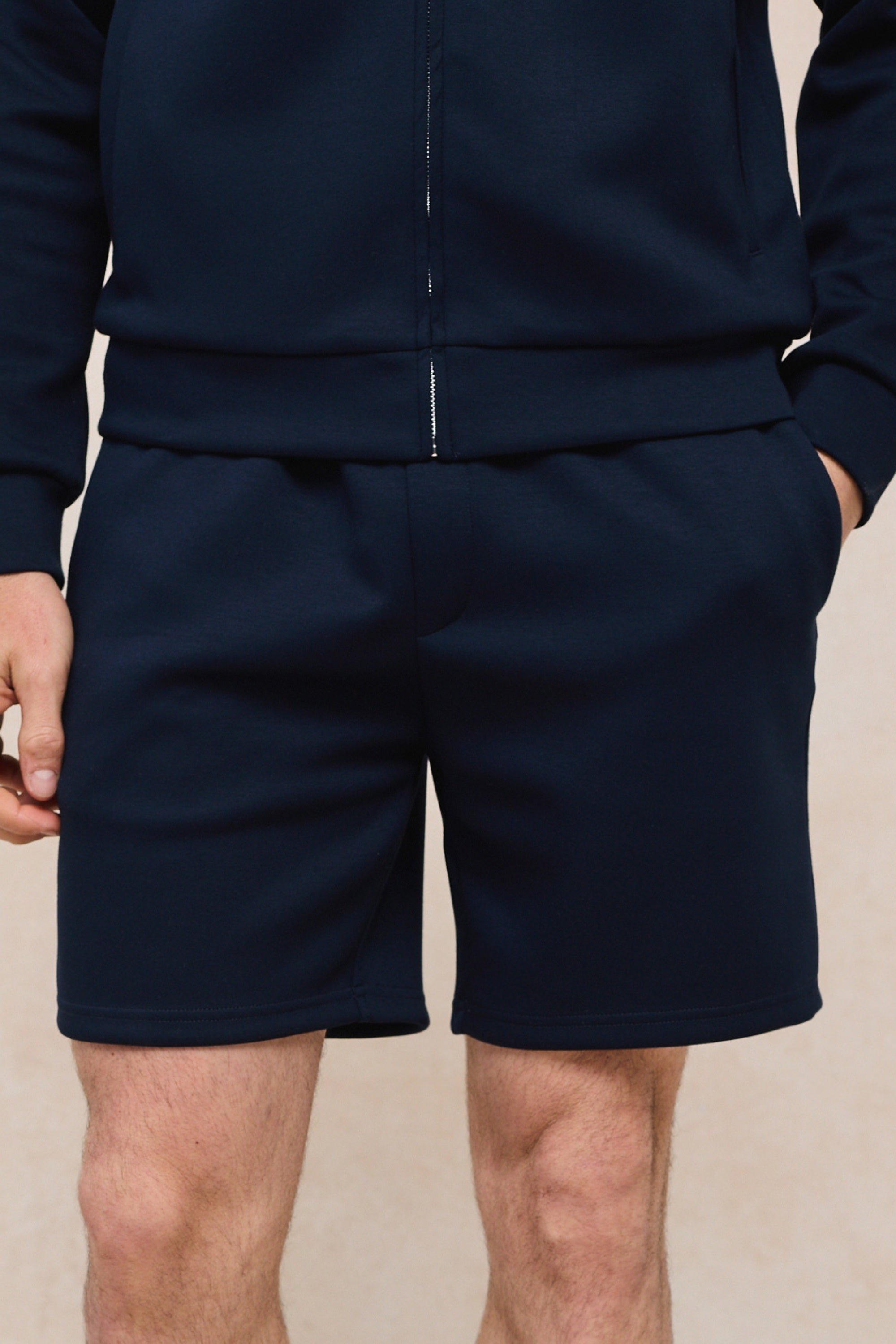 Luxe korte broek - Marineblauw