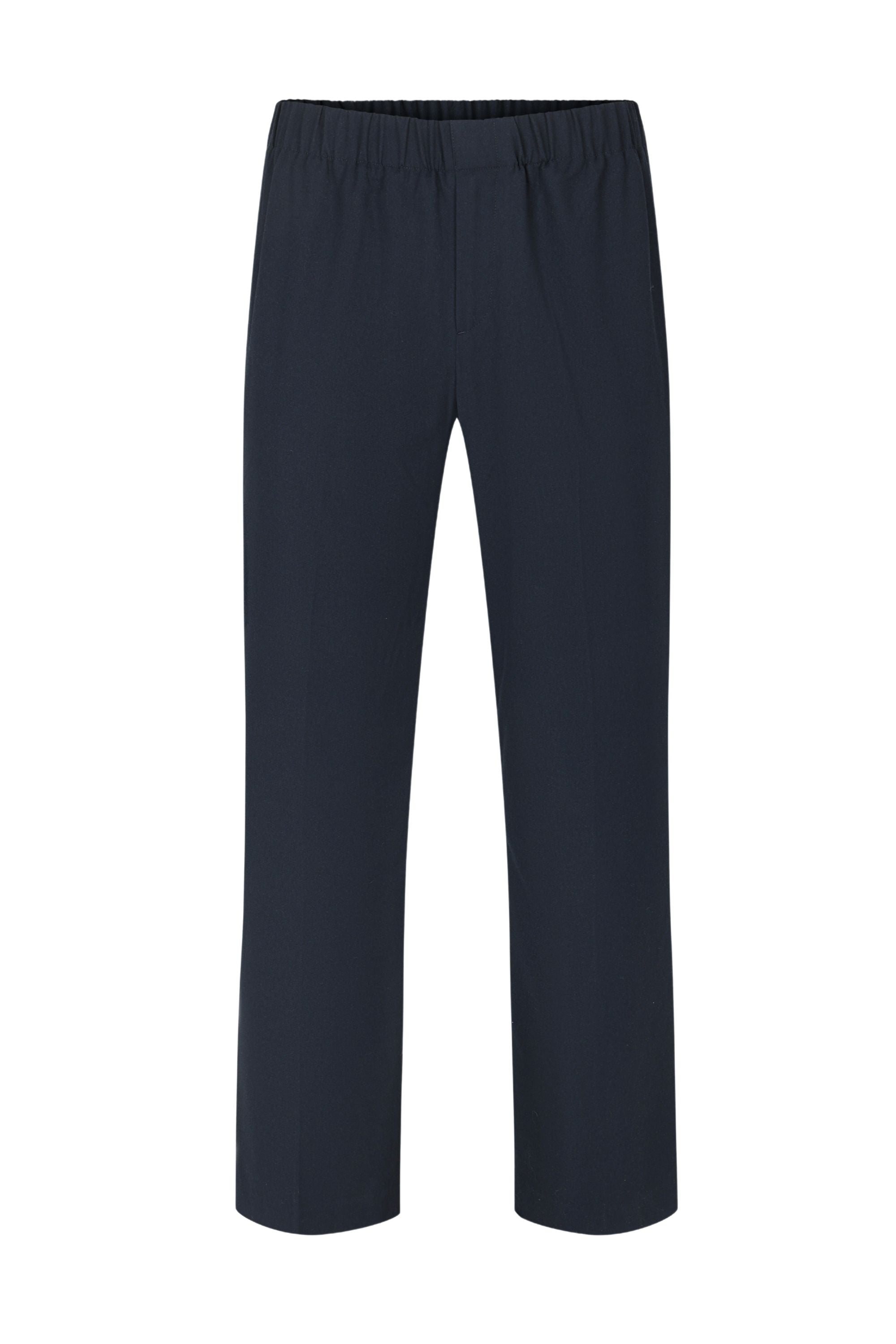 Johan Elasticated Waist Relaxed Fit Trouser - Dark Navy