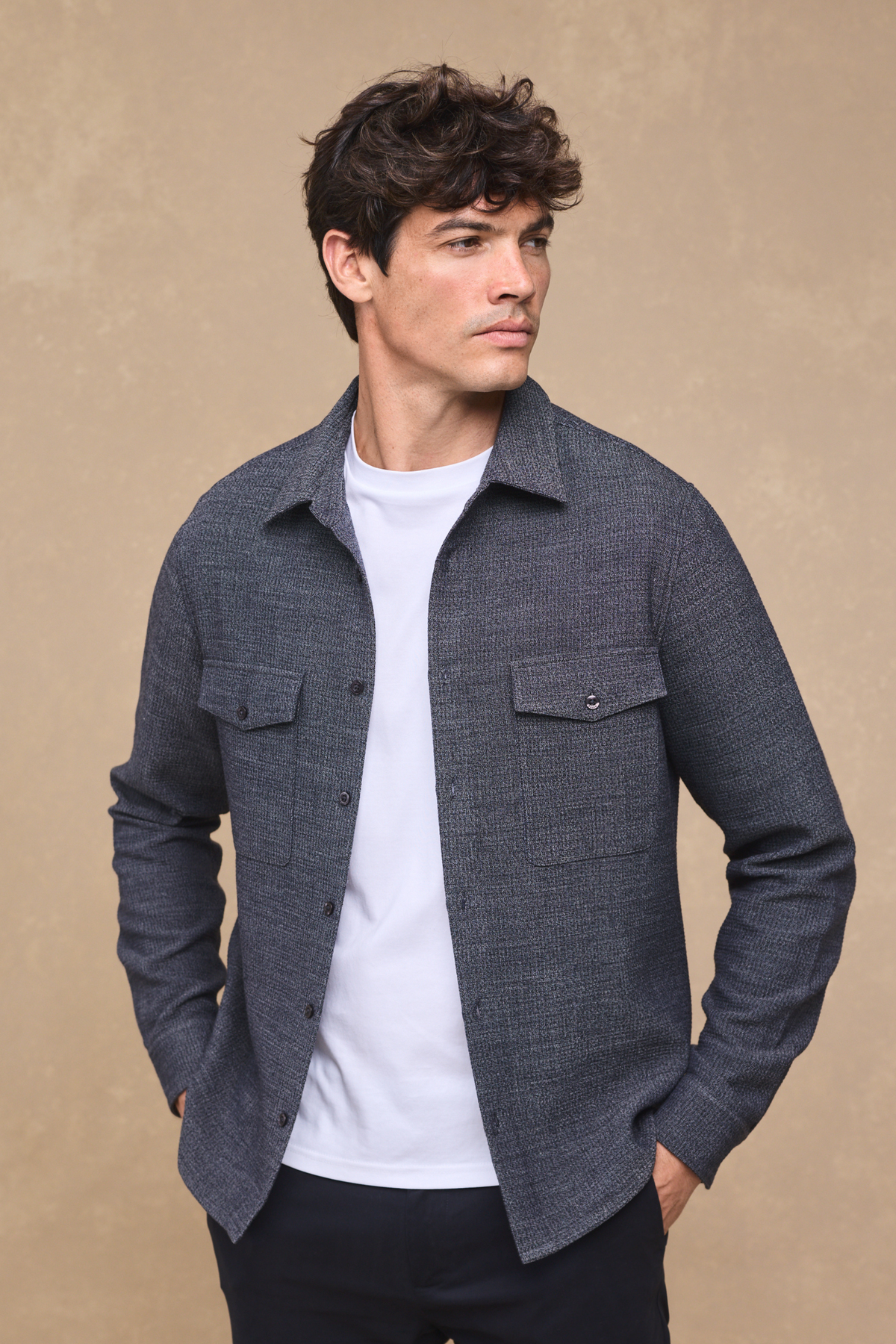 Leon Shirt - Navy