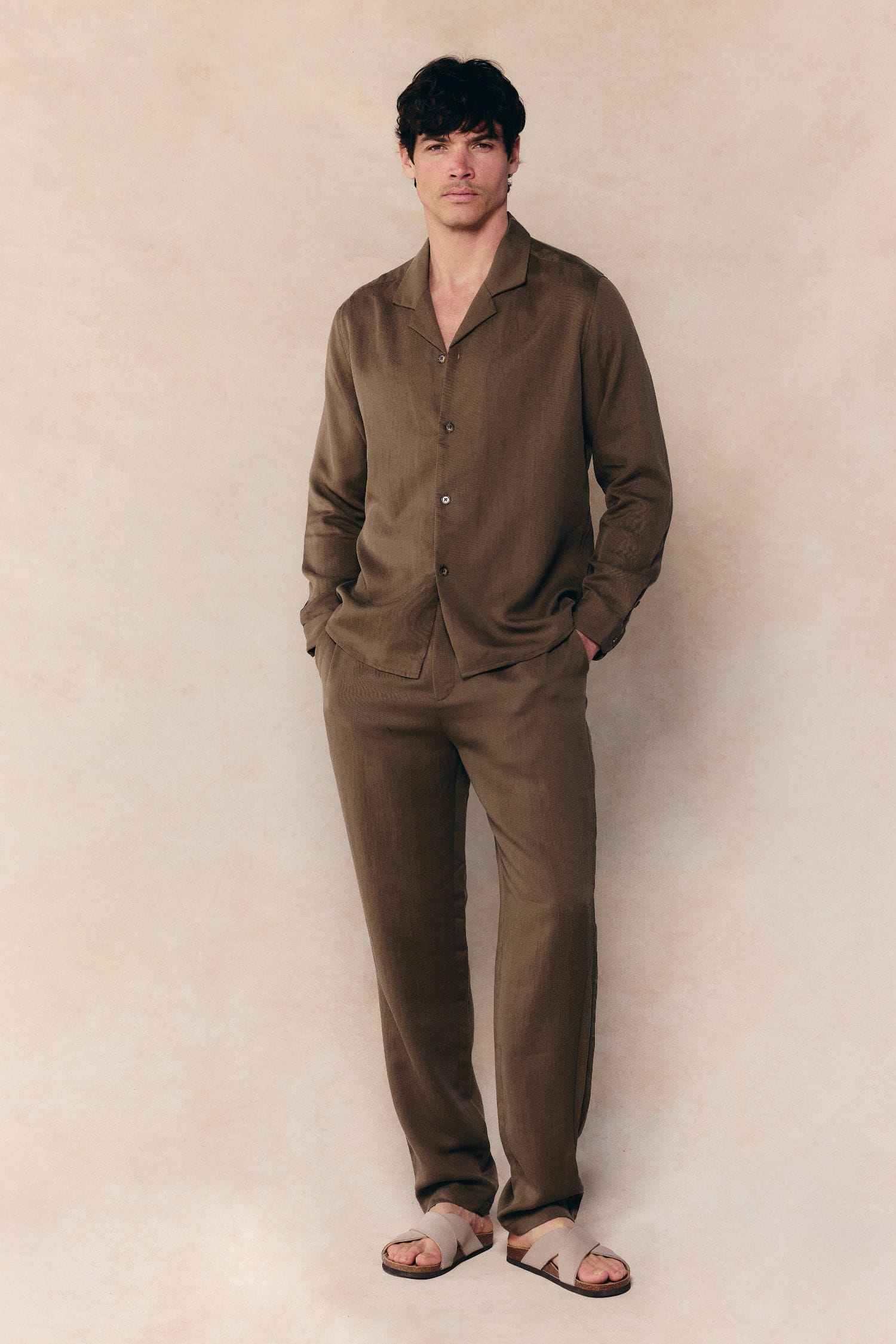 Sergio-shirt - Bruin