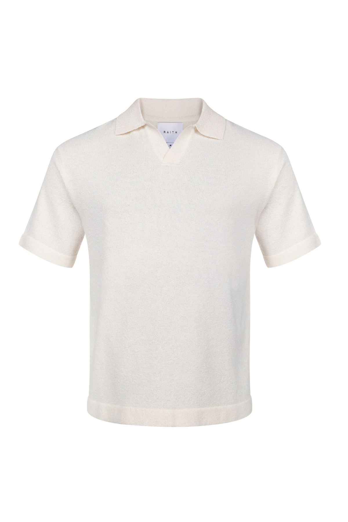 Miguel Boucle Poloshirt - Ecru