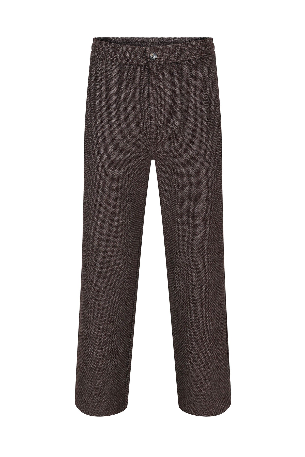 Lawrence Relaxed Fit Panelled Trouser - Brown