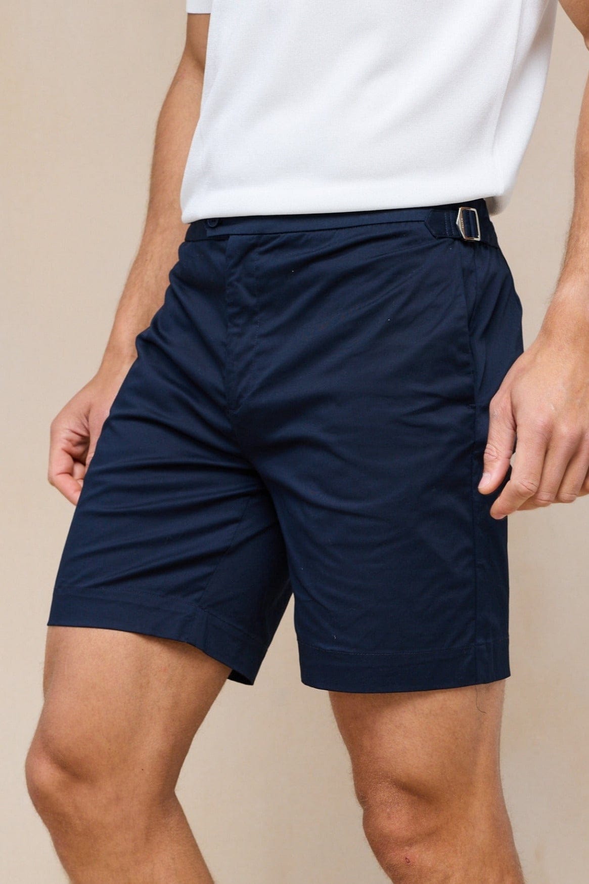 Pecori Buckle Short - Marineblauw