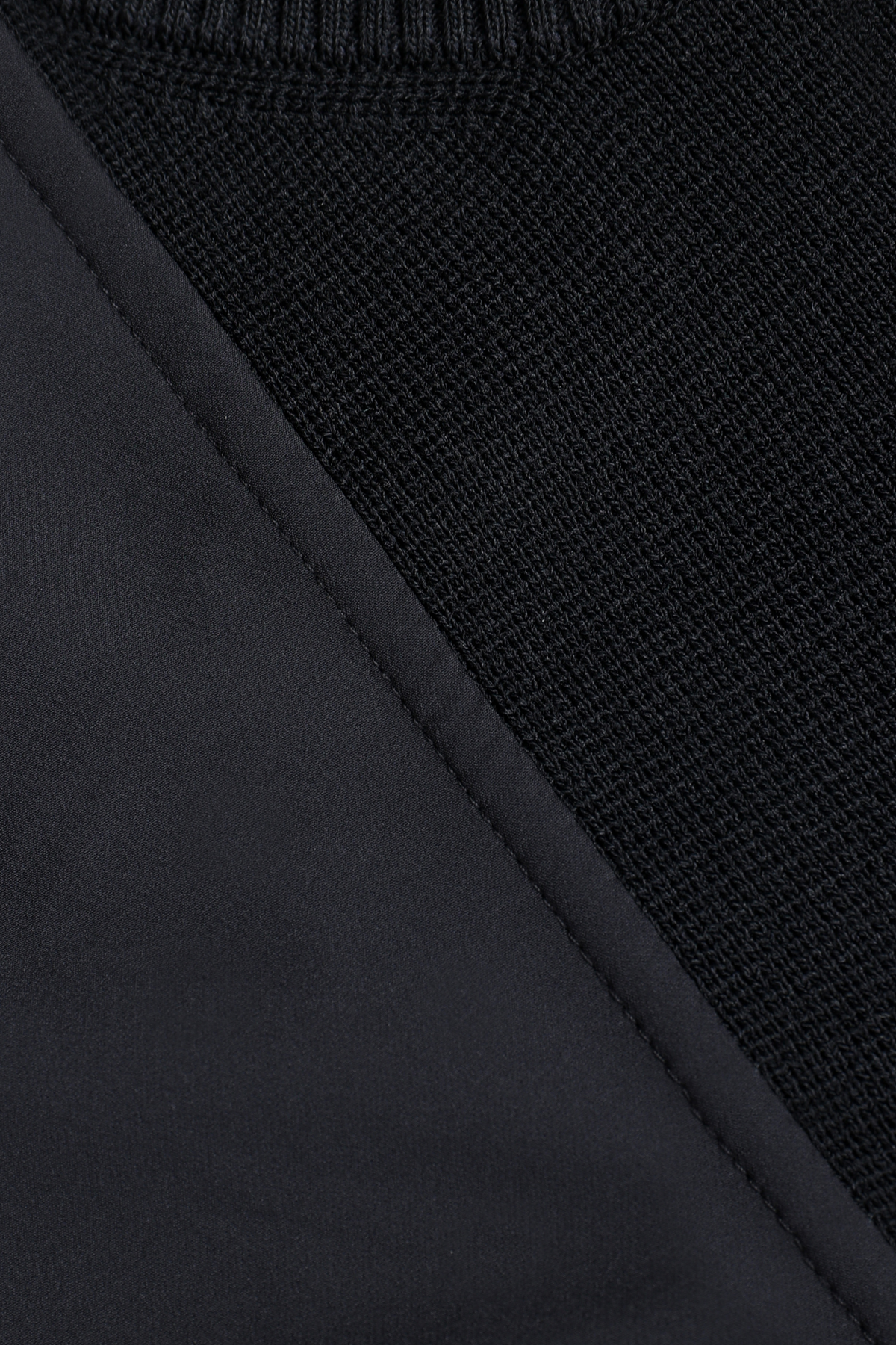 Davi Hybrid gebreid vest - Middernachtblauw