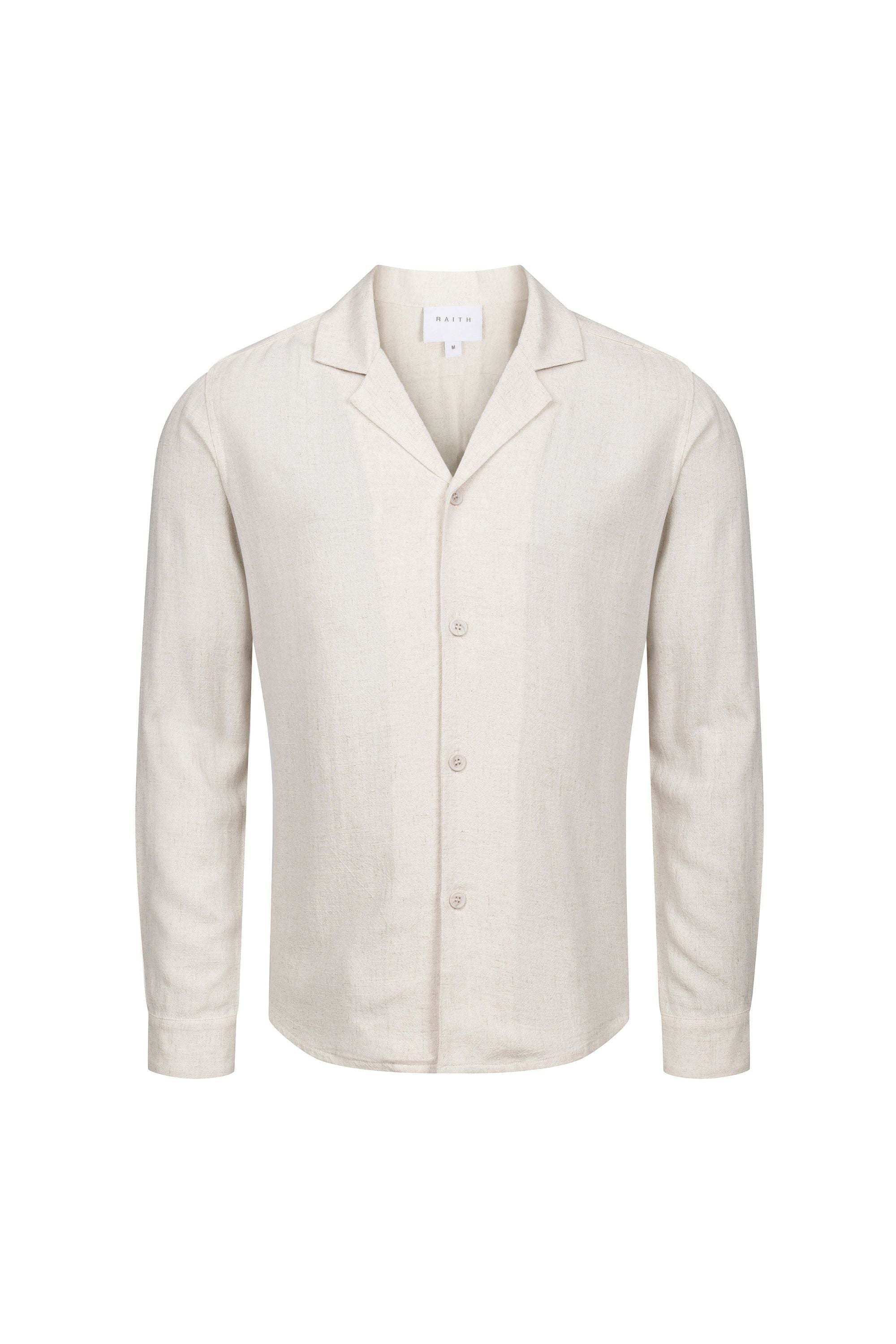 Cami linnen shirt - Havermout 
