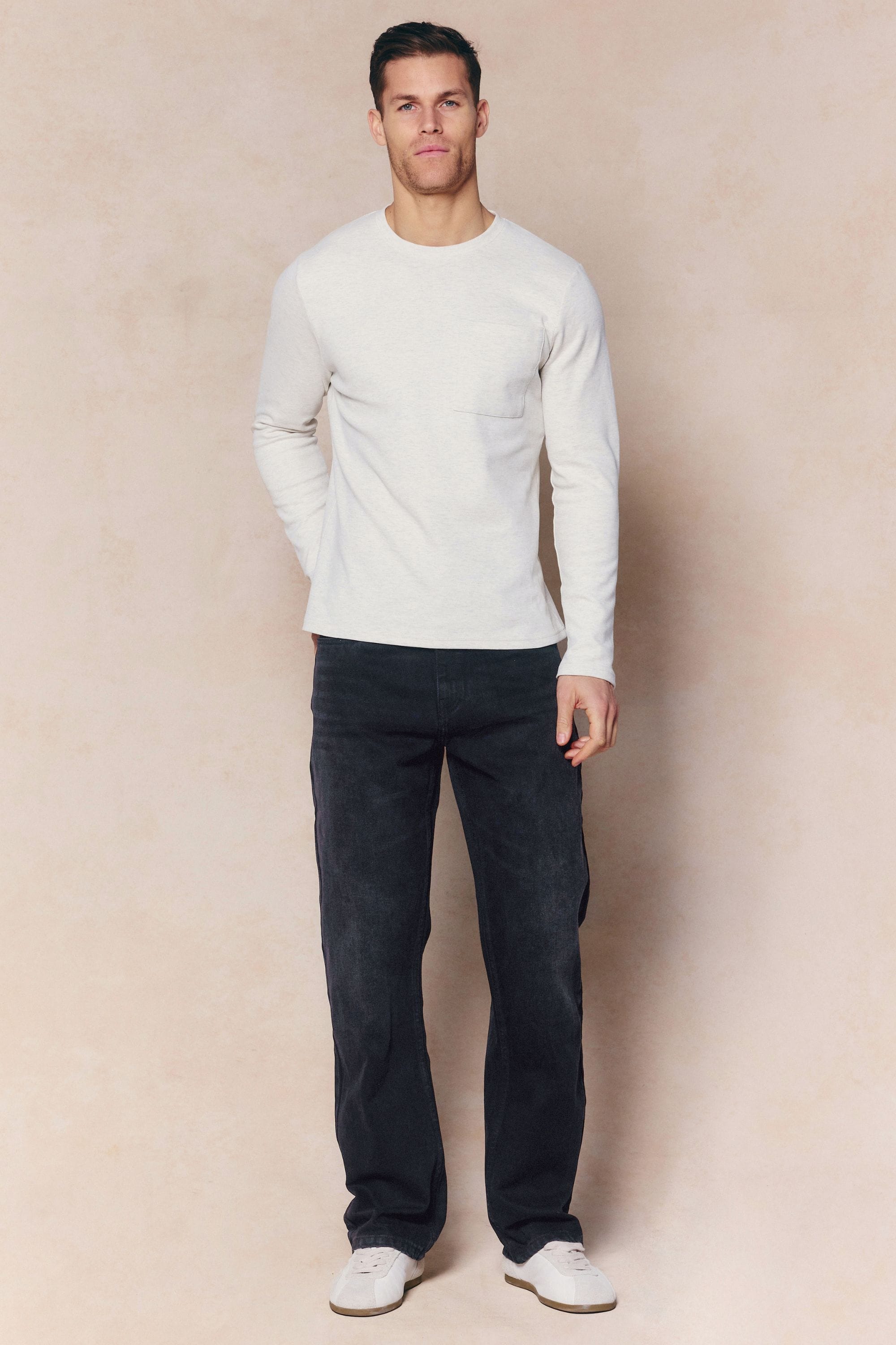 Mason Relaxed Fit Jeans - Black Wash