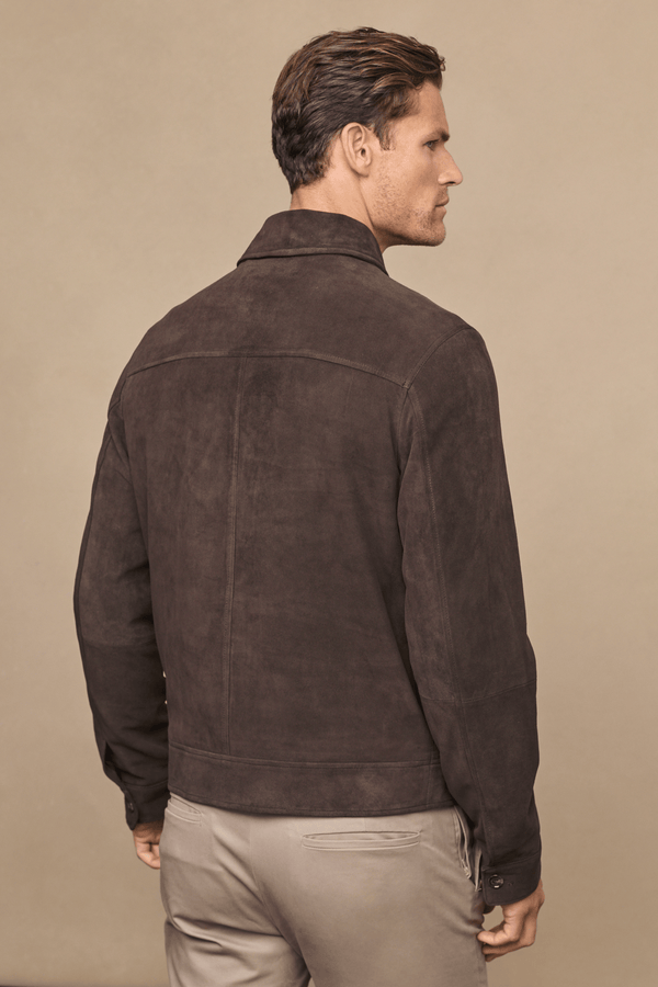 Raith Bruno Suede Jacket - Brown