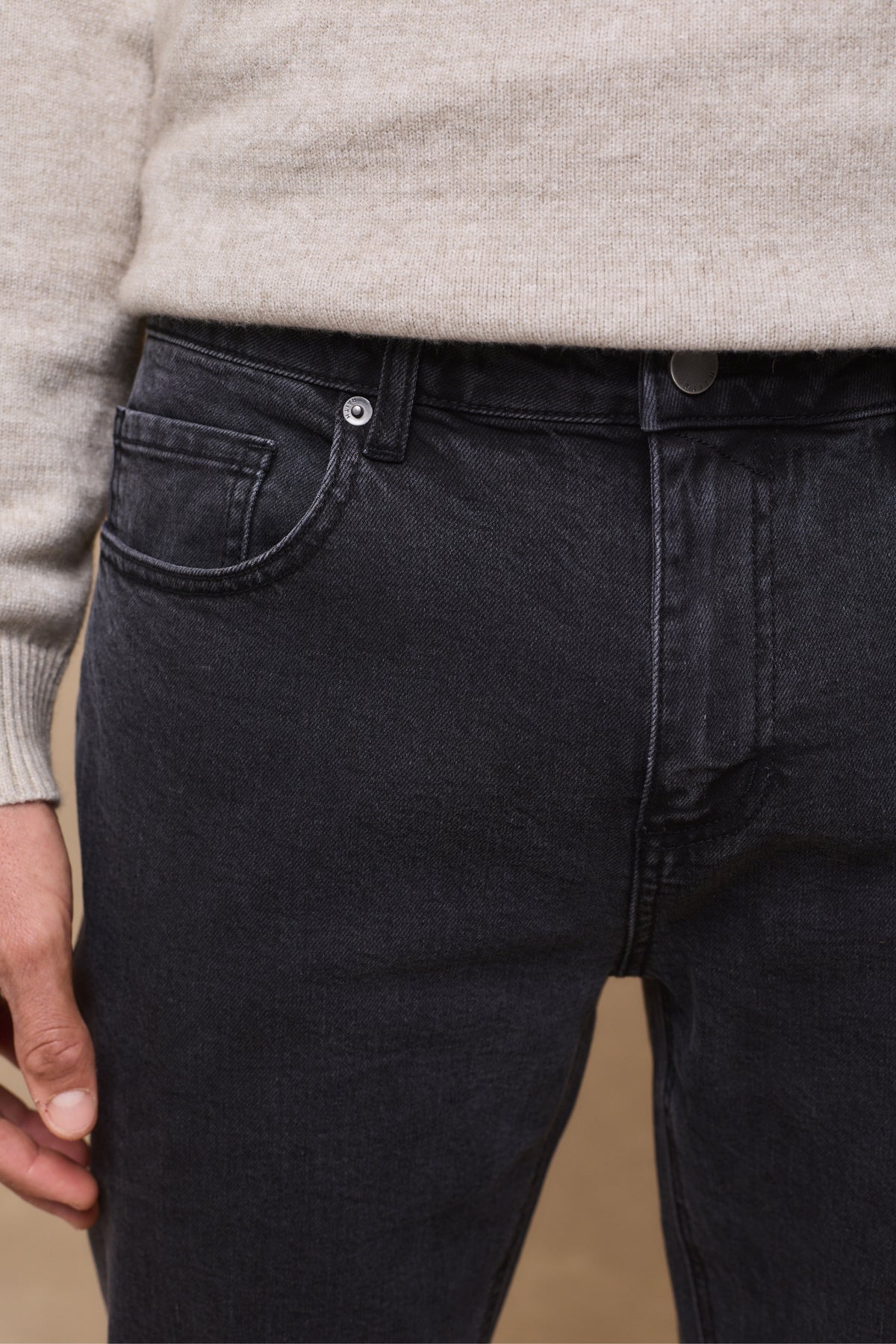 Marco Washed Jeans - Lichtgewassen Zwart