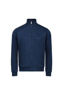 Luxe Zip Through Jacket - Navy