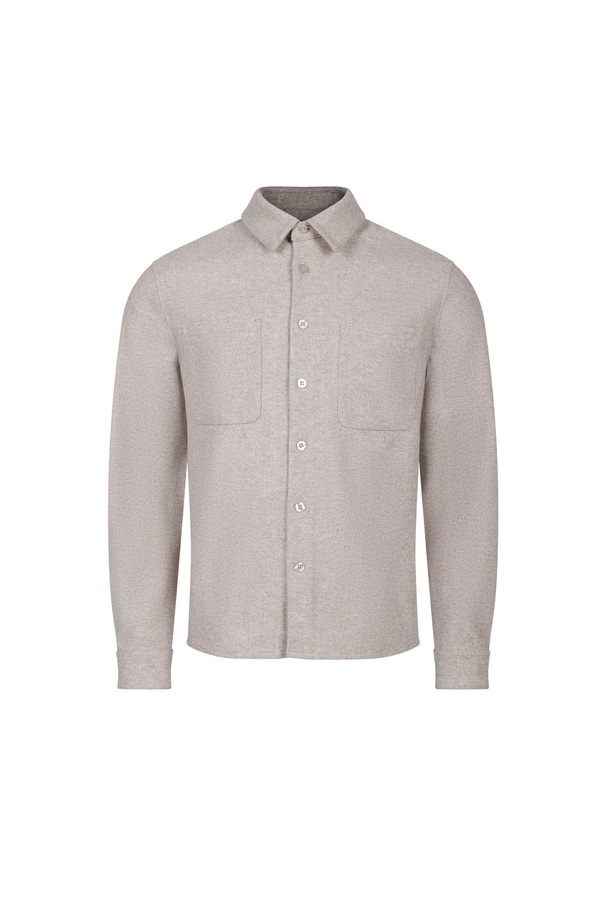 Leonardo Melton Shirt - Oatmeal