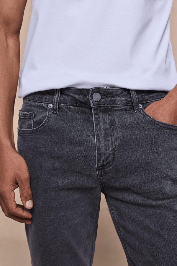 Marco Washed Jean - Washed Grey