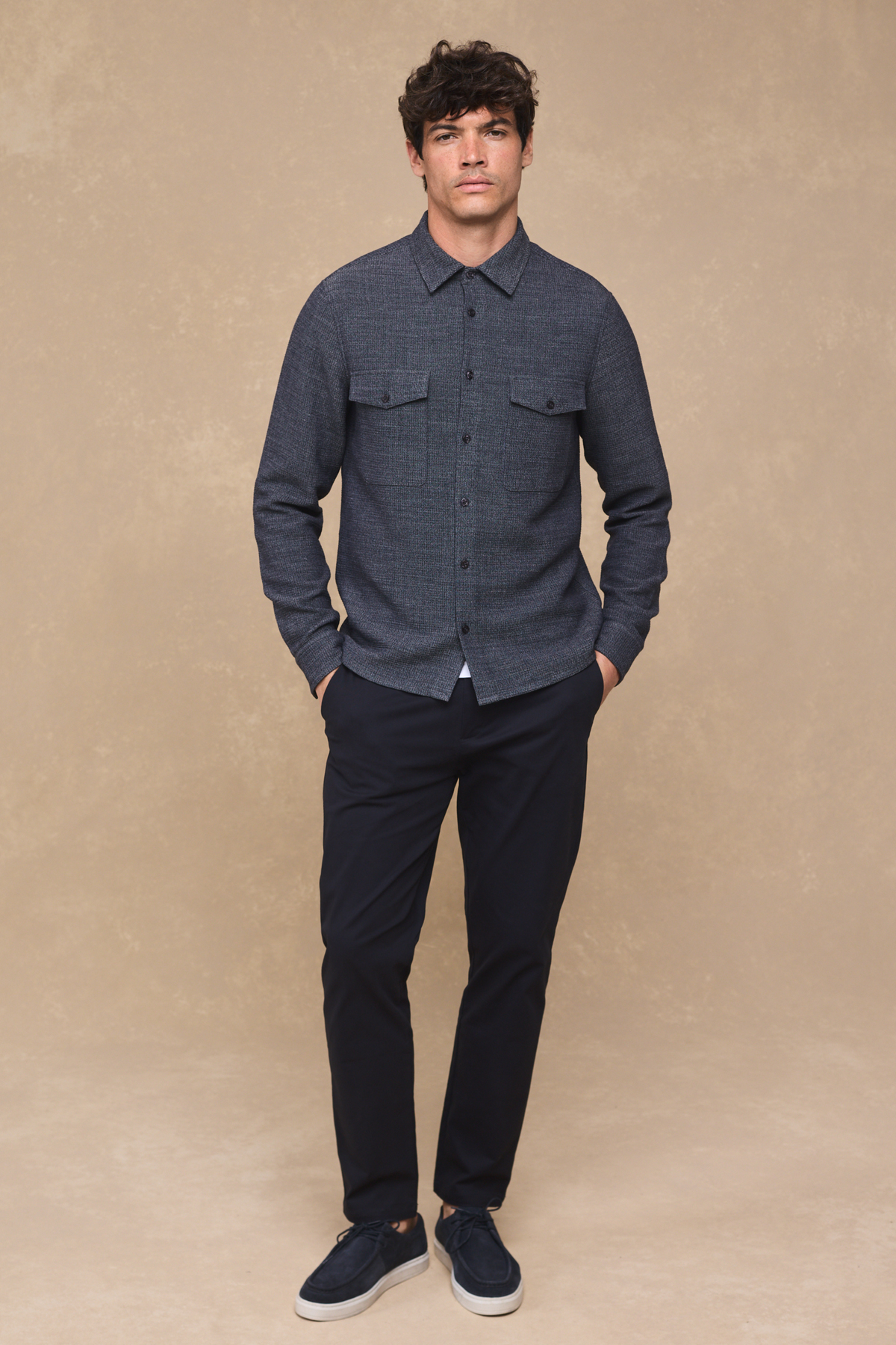 Leon Shirt - Navy