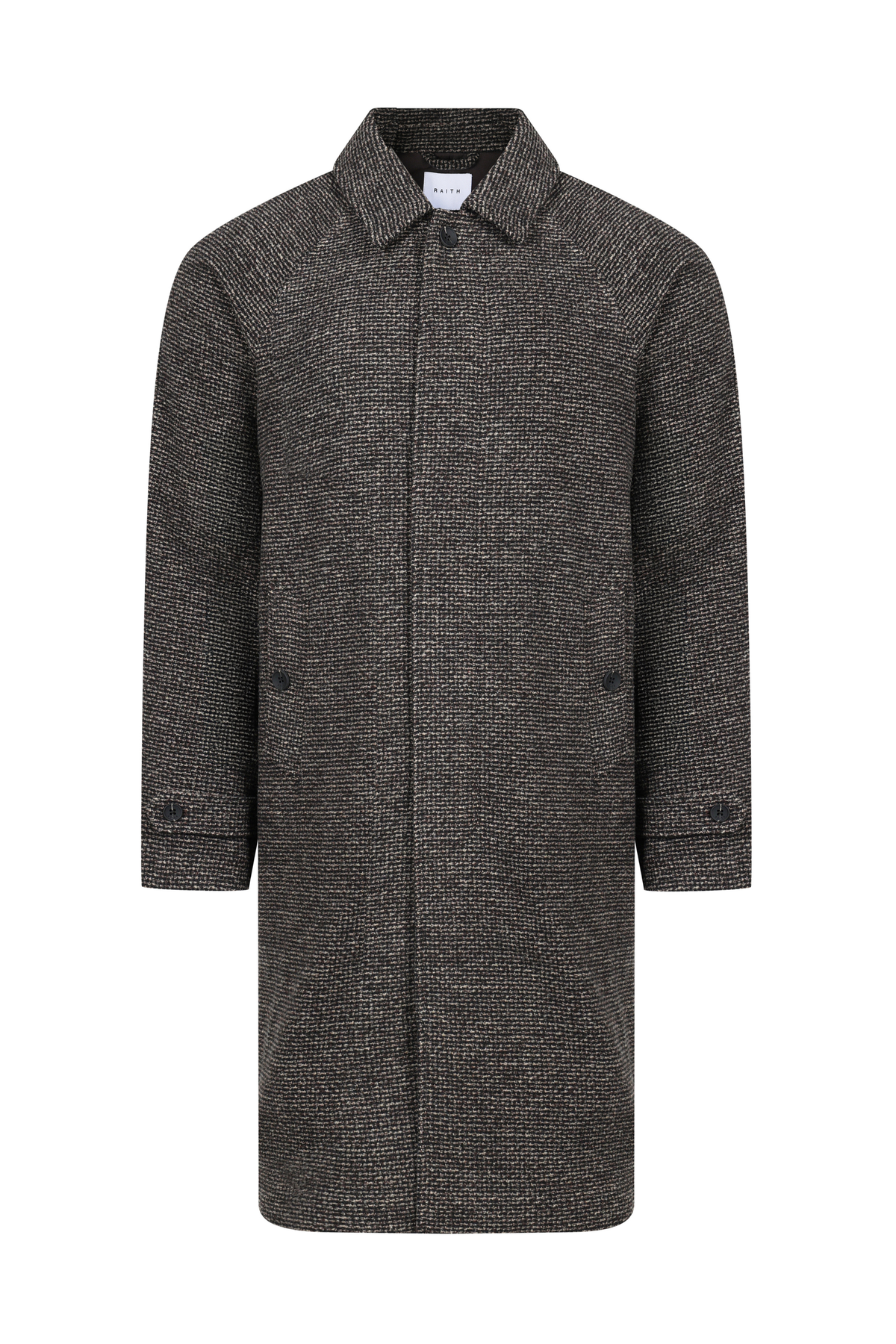 Rune Car Coat - Brown Multi