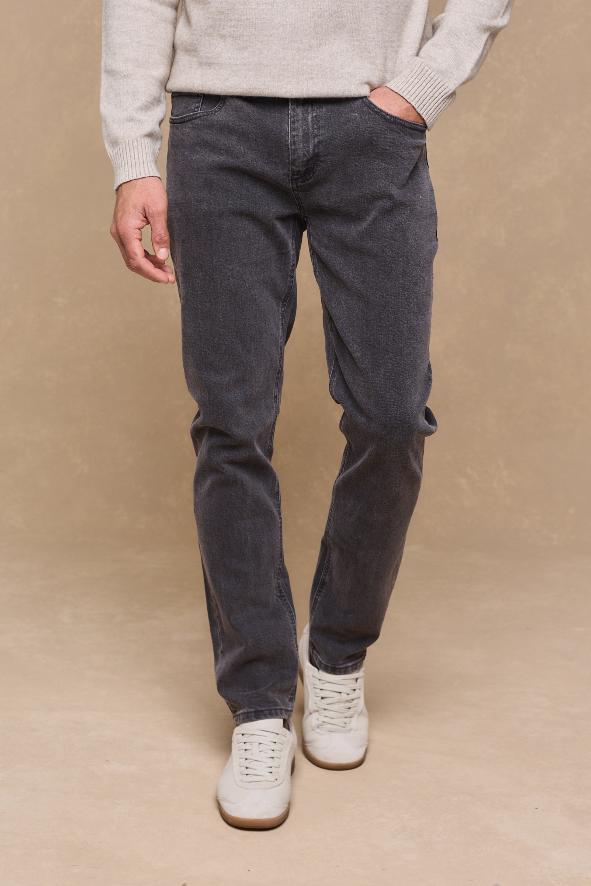 Marco Washed Jeans - Gewassen Grijs