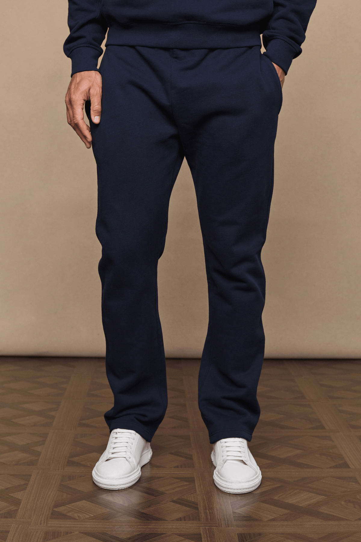 Axel joggingbroek met rechte pijpen - Donkerblauw