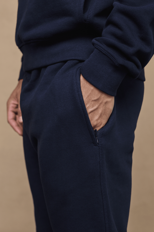 Axel joggingbroek met rechte pijpen - Donkerblauw