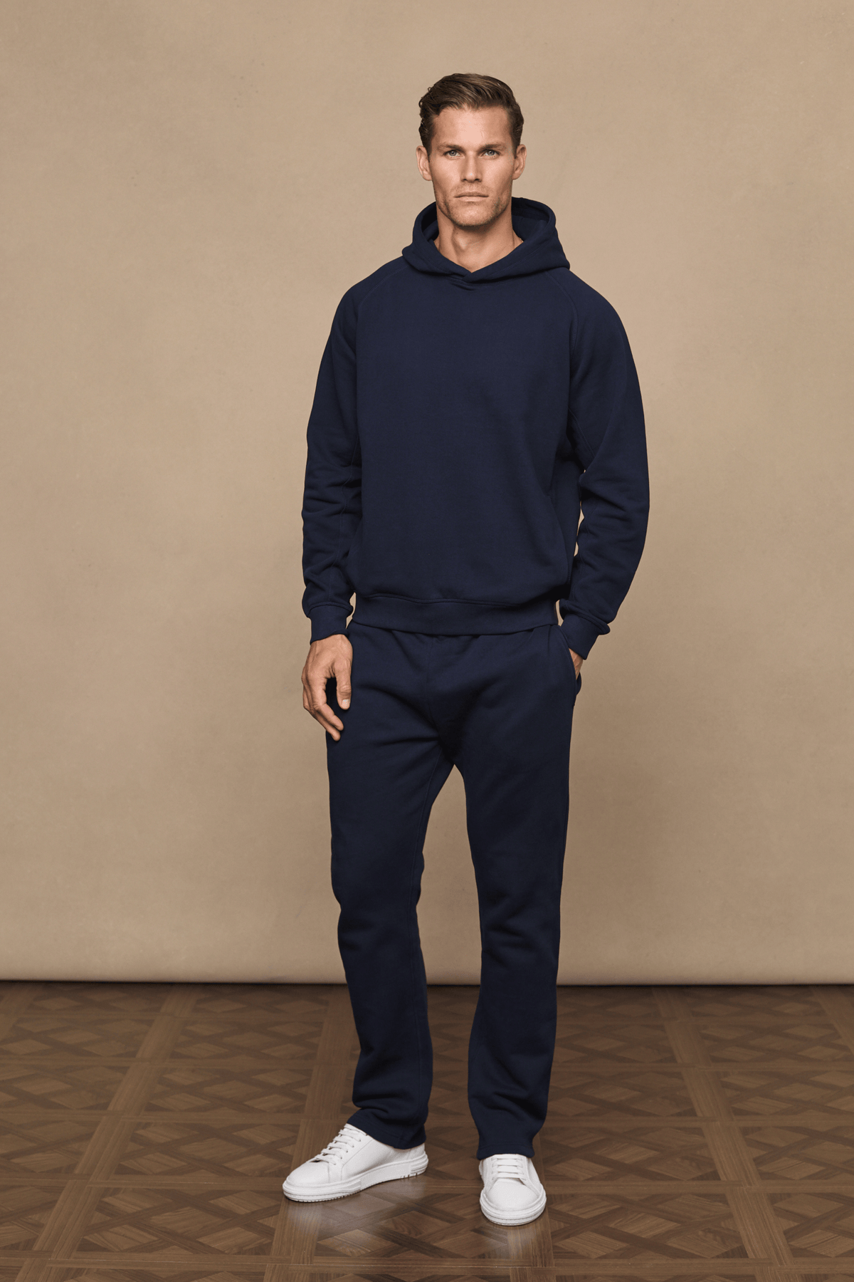 Axel joggingbroek met rechte pijpen - Donkerblauw