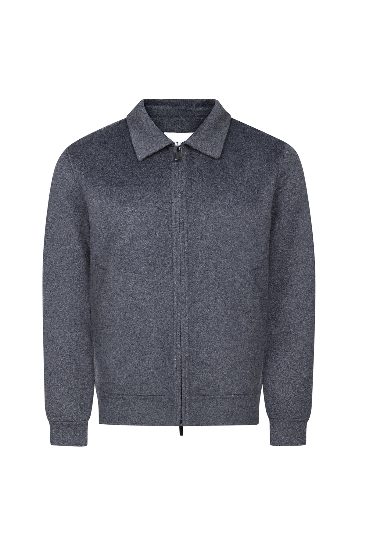 Finn Splittable Seam Zip Through Jacket - Grey Marl