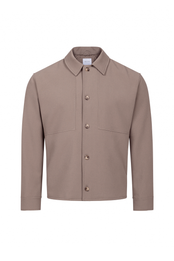 Julien Relaxed Panelled Jacket - Olive