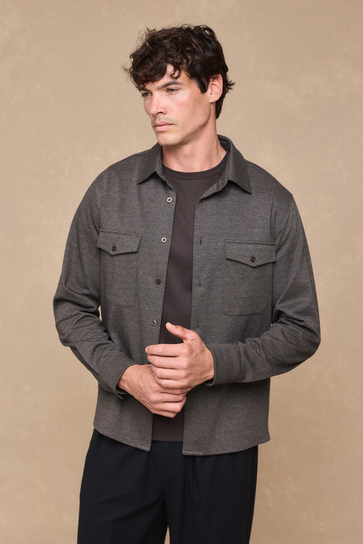 Levon Shirt - Brown