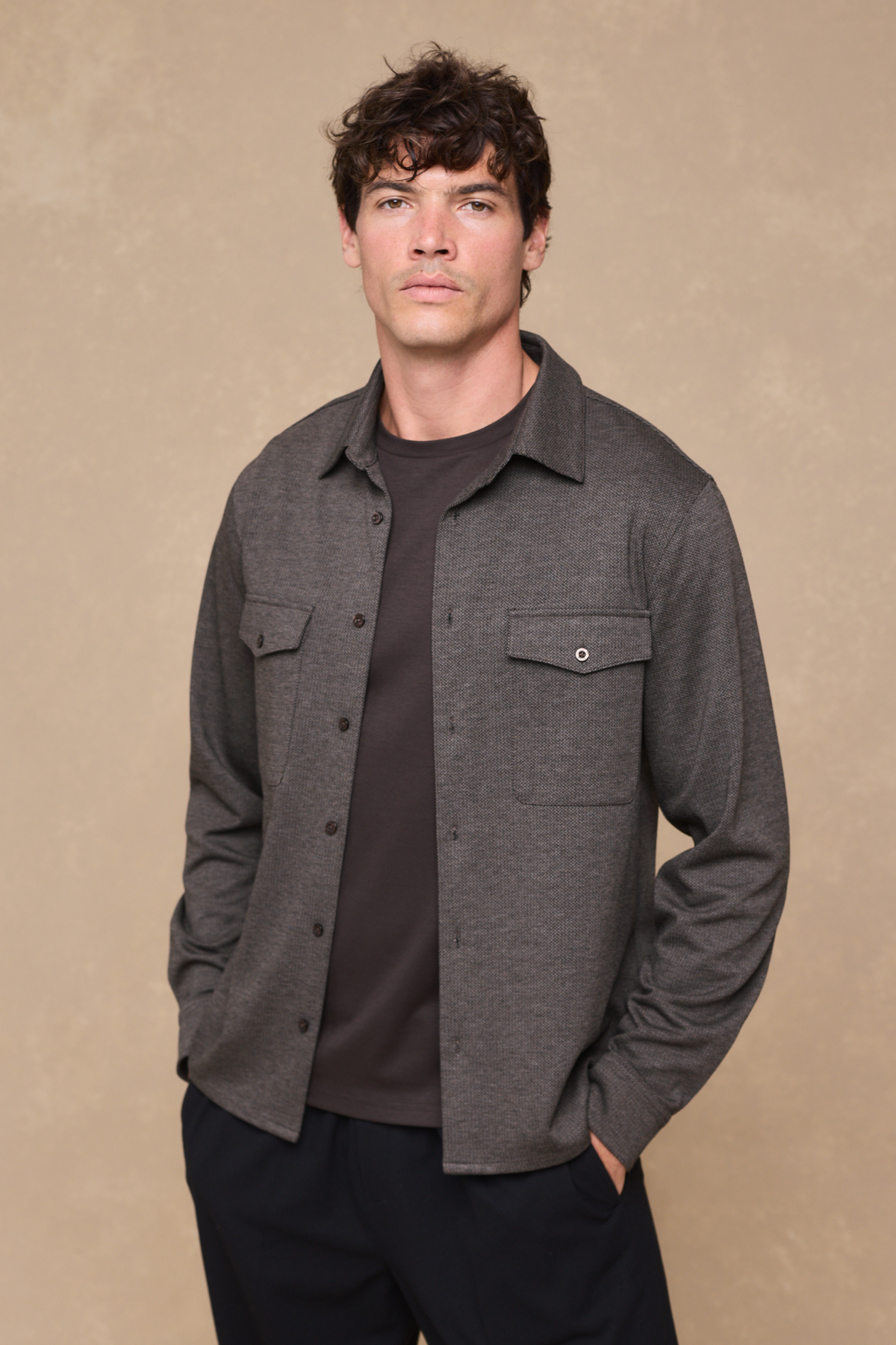 Levon Shirt - Brown