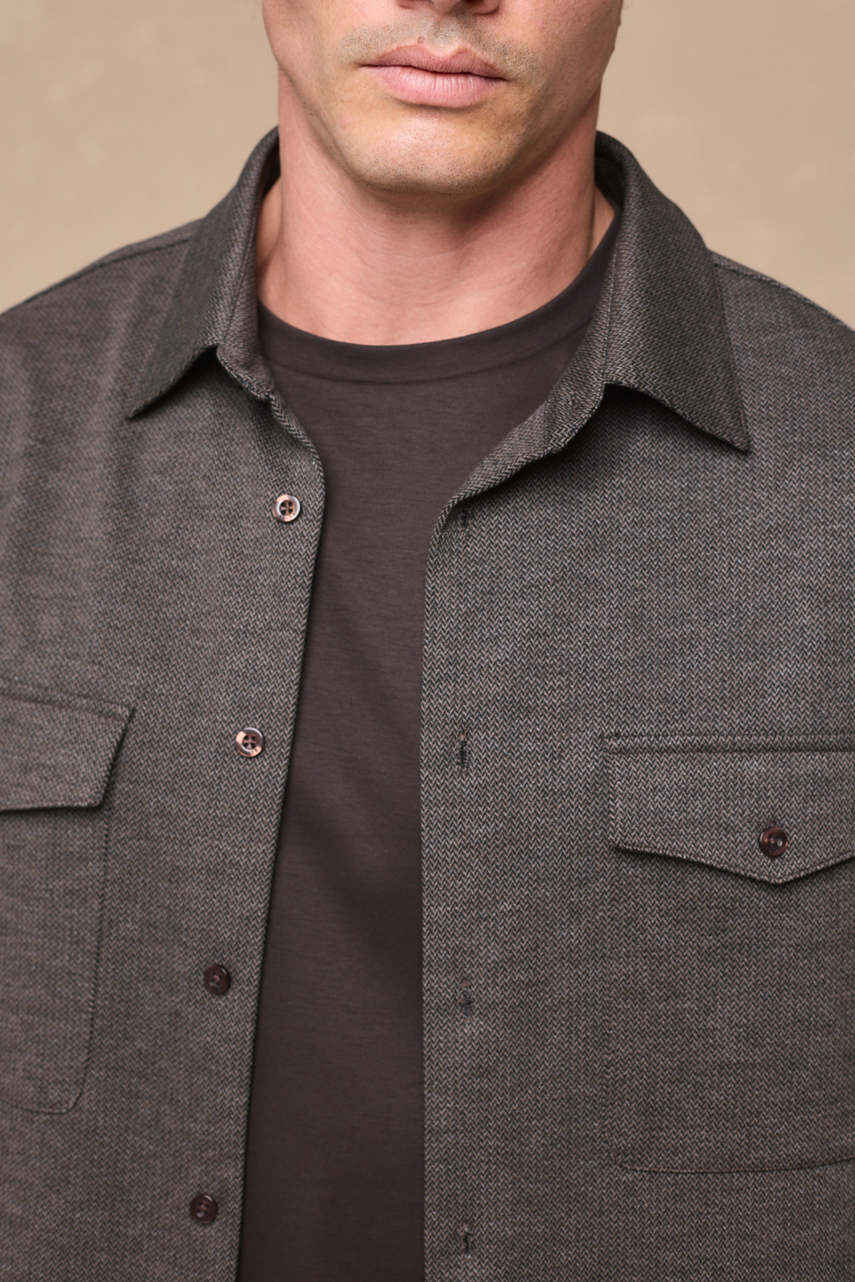 Levon Shirt - Brown