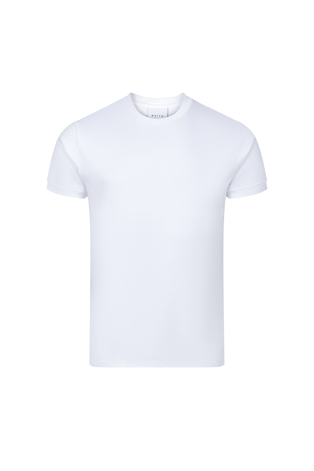 Luxe gemerceriseerd T-shirt - Wit