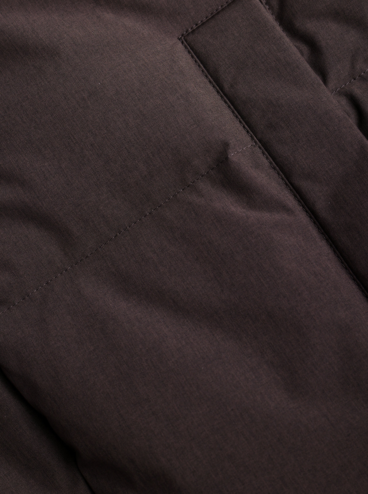 Nico Puffer Coat - Dark Brown Marl