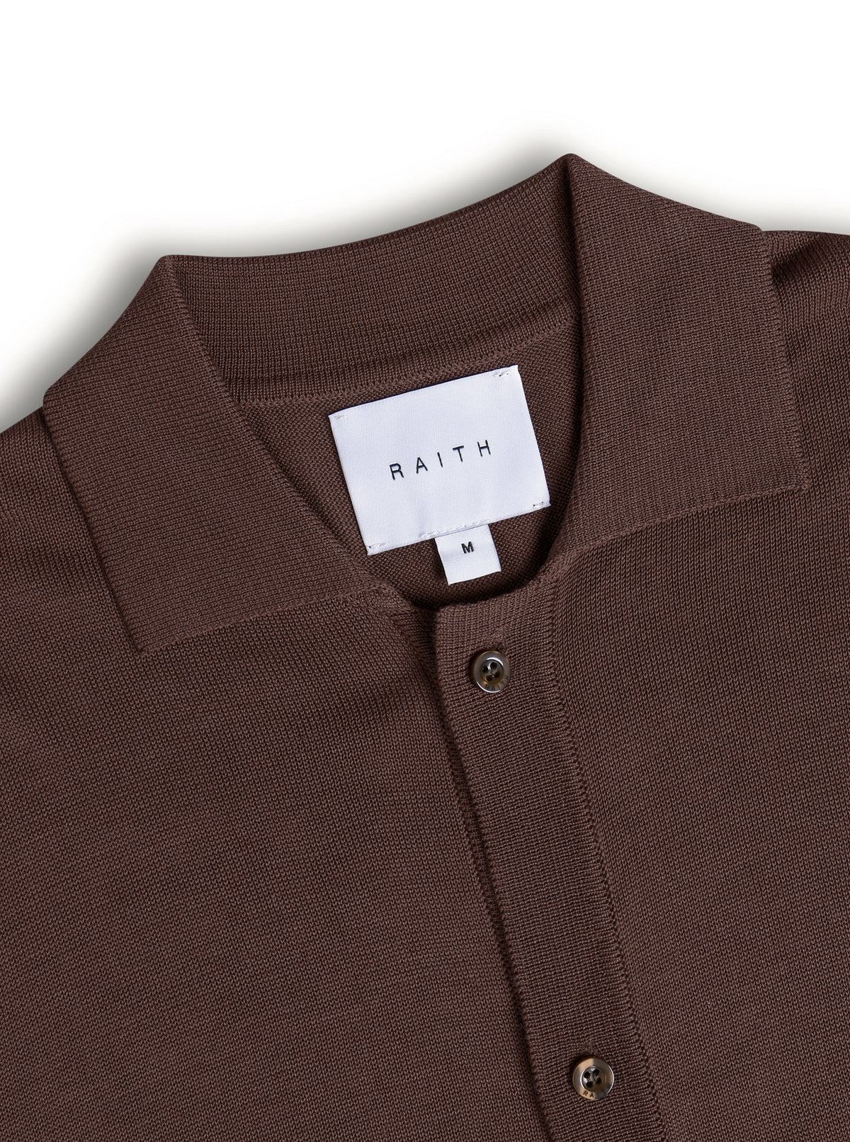 Pedro gebreide blouse met korte mouwen en knoopsluiting - Bruin