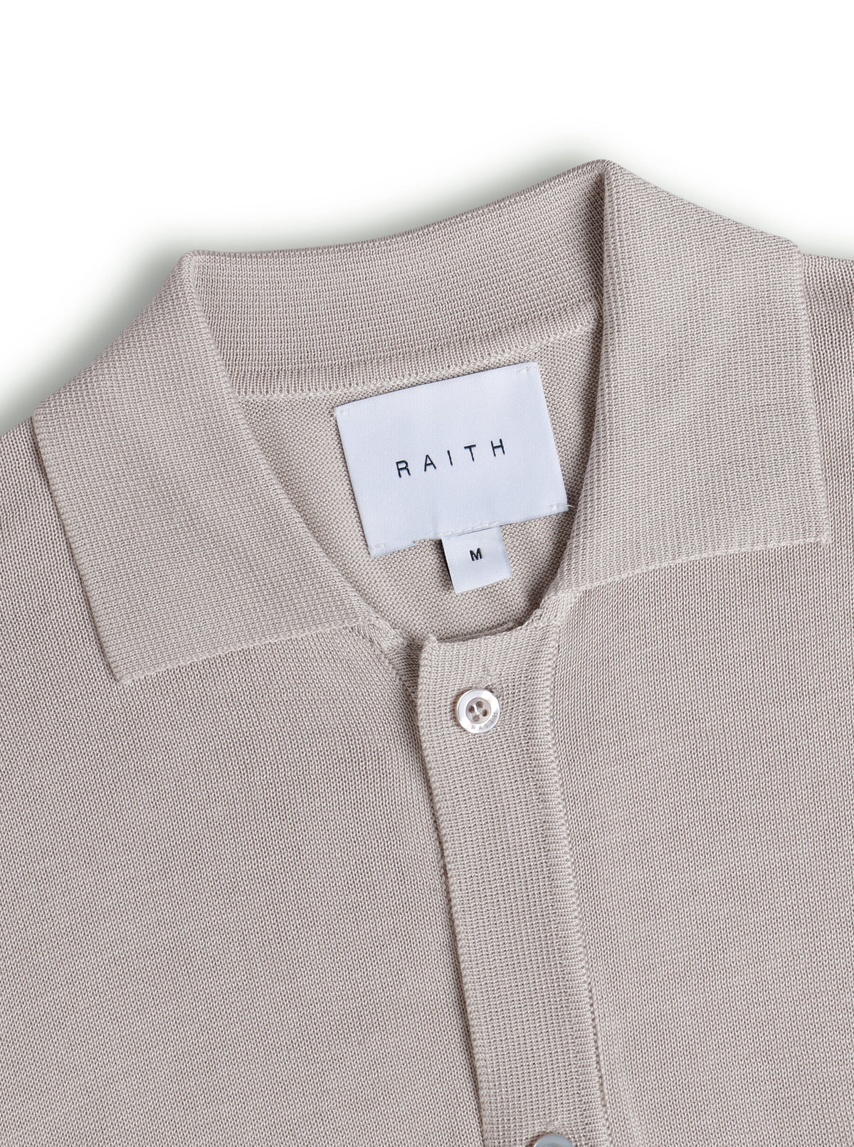 Pedro gebreide blouse met korte mouwen en knoopsluiting - Crème