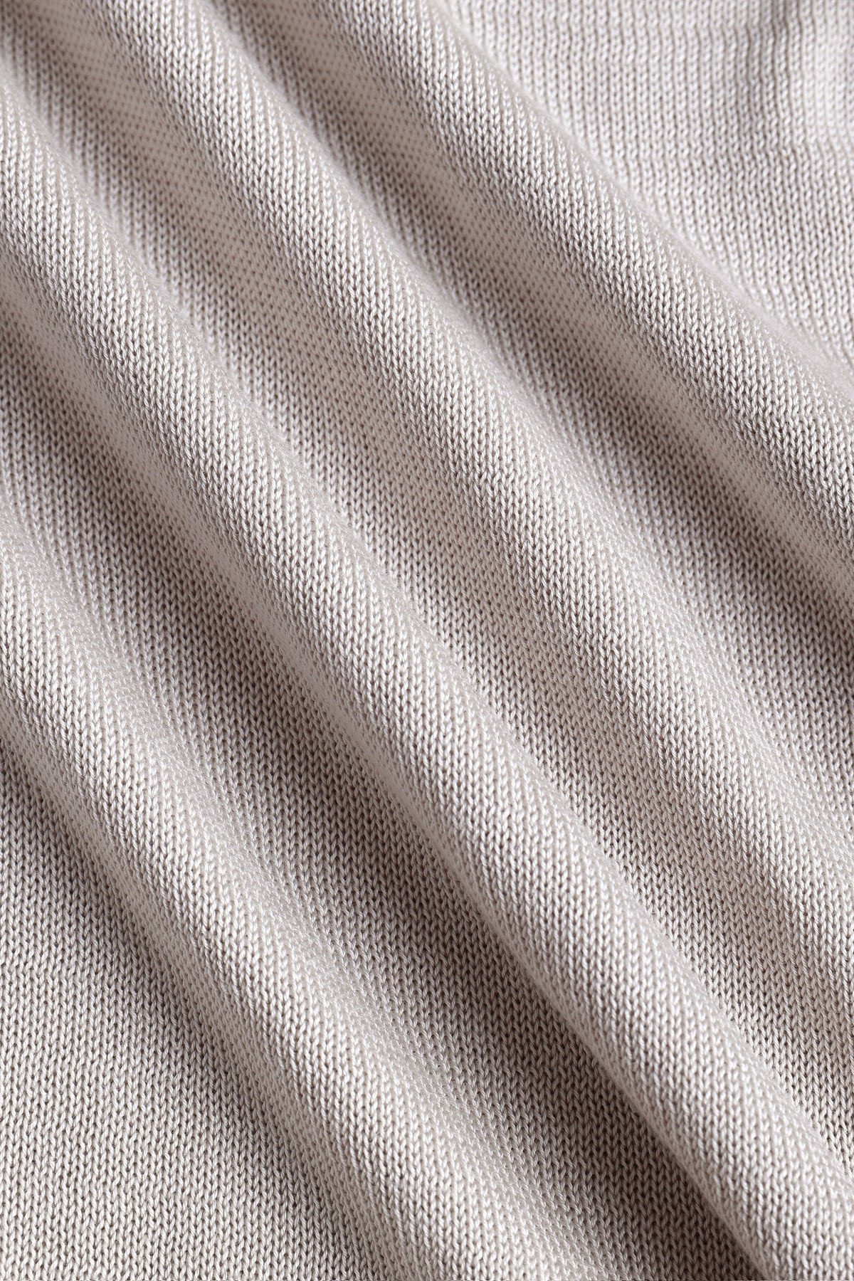 Pedro gebreide blouse met korte mouwen en knoopsluiting - Crème