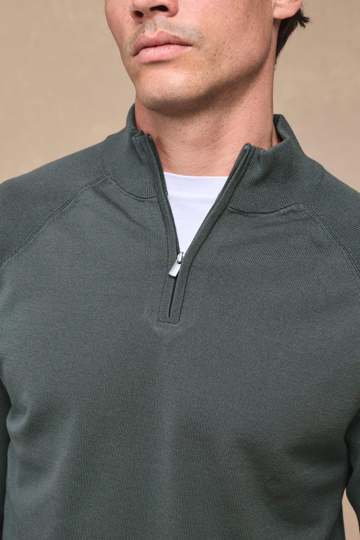 Viggo Jersey Knit Jumper - Sage